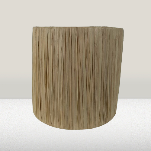 Raffia wandlamp naturel