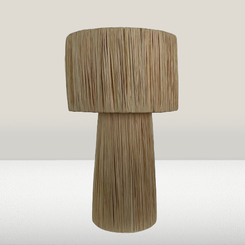 Raffia lamp XL naturel
